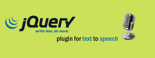 jQuery plugin for Text to Speech by Anil Labs